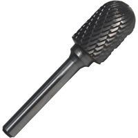 SC5NF 1/2" X 1" Cyl Radius End Carbide Burr 1/4" Shank - Aluminum, DULSC5NF