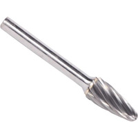 SF3NF 3/8" X 3/4" Tree Carbide Burr 1/4" Shank - Aluminum, DULSF3NF