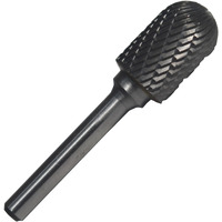 SC14 3/16" X 5/8" Cylindrical Radius End Carbide Burr 1/4 Shank, DULSC14