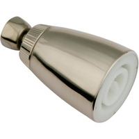 Kingston Brass K130A8 Basic Plastic Shower Head, Brushed Nickel