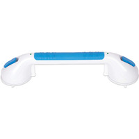 Carex Suction Shower Grab Bar - 16 Ultra Grip Shower Handle - Dual Locking Grab Bars for Bathtubs and Showers - Seniors, Disabled, Handicap, Elderly Assistance Product