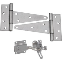 GATE HDWE KIT SS 6"2 HNG (Pack of 1)