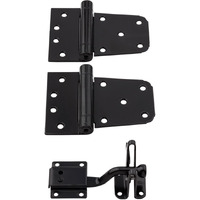 GATE HDWR BLK SELF CLOSE (Pack of 1)