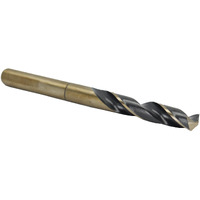 1/2" Reduced Shank HSS Black & Gold KFD Drill Bit, 3/8" Shank, KFDRSD3/8X1/2