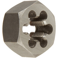 1-1/4"-7 Carbon Steel Left Hand Hex Die, DWTHX1147LH