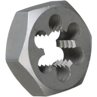 m10 X .75 Carbon Steel Hex Die, DWTSMH10X.75