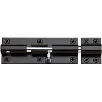 HVY BARREL BOLT BLACK 6" (Pack of 1)