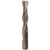 5/8" X 1/2" HSS 2 Flute Single End End Mill, Qualtech, DWCT322