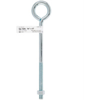 BOLT EYE W/NUT 3/8""X8"" (Pack of 10)