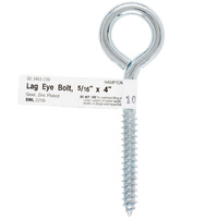 BOLT EYE LAG 5/16""X4"" (Pack of 10)