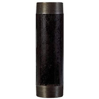 NIPPLE BLACK 2"X8" (Pack of 1)