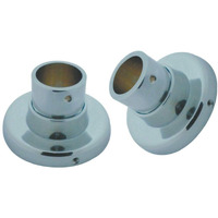 Kingston Brass SRP311 Brass Shower Rod Base for CLASSIC Straight or Tension Shower Rod, Polished Chrome