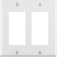 DECORA WALLPLATE 2G WHT (Pack of 25)