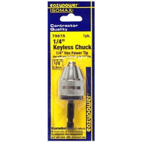 KEYLESS CHUCK 1/4"X1/4HX (Pack of 1)