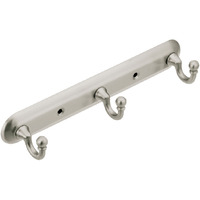 ROBE 3-HOOK BRSHNKL MOEN (Pack of 1)