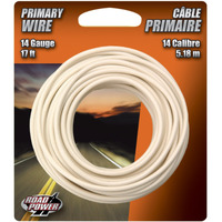 WIRE PRIMARY 14GA17' WHT (Pack of 1)