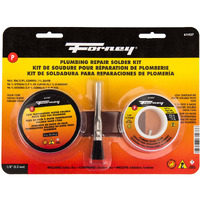 2018670 PLUMBING SOLDER KIT 3OZ Forney 3 oz Lead-Free Plumbing Solder Kit 0.13 in. D Tin/Copper/Silver 96/3.9/0.1 3 pc (Pack of 1)