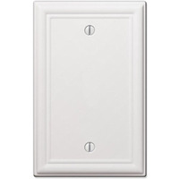3009127 WALL PLT BLNK STEEL WHT Amerelle Chelsea White 1 gang Stamped Steel Blank Wall Plate (Pack of 1)