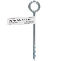 BOLT EYE LAG 1/4""X4-1/2"" (Pack of 10)