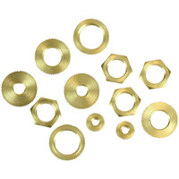 LOCKNUTS ASST BRASS 2 (Pack of 1)