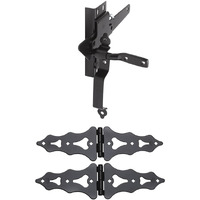 GATE HARDWARE KIT8" BLK (Pack of 1)