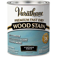 WOOD STN VINT AQUA QT (Pack of 1)