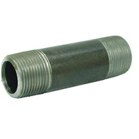 NIPPLE BLACK 3/8""X4"" (Pack of 5)