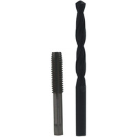 1/2"-20 HSS Plug Tap and matching 29/64" HSS Drill Bit in plastic pouch.