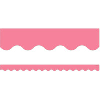 LIGHT PINK SCALLOPED BORDER TRIM
