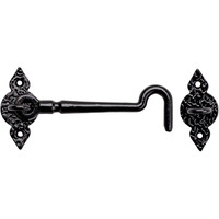 GATE HOOK BLACK 6" (Pack of 1)
