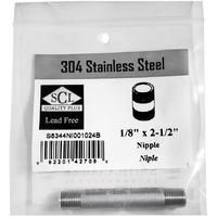 NIPPLE SS 1/8X2-1/2"LONG (Pack of 1)