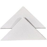 Triangle 10" x 10" x 1" Corner Shelves - 2 Pack
