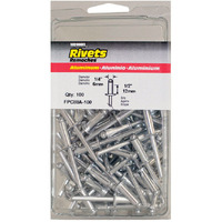 RIVET AL 1/4"X1/2" (Pack of 1)