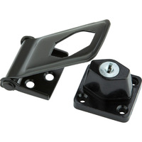 LOCK HASP KEY BLK 3.5"" (Pack of 1)