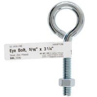 BOLT EYE W/NUT5/16""X3.25 (Pack of 10)