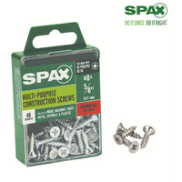 SCRW SPAX FH 8X5/8ZNBX40 (Pack of 1)