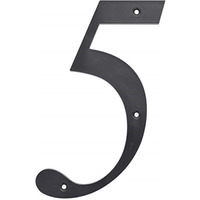5028384 6"" BLK #5 NAILON 1PC Hillman 6 in. Black Plastic Nail-On Number 5 1 pc (Pack of 3)