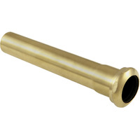 Fauceture EVP1007 Century 8-Inch X 1-1/4 Inch O.D Slip Joint Brass Extension Tube, Brushed Brass
