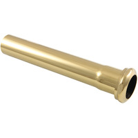 Fauceture EVP1002 Century 8-Inch X 1-1/4 Inch O.D Slip Joint Brass Extension Tube, Polished Brass