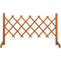vidaXL Garden Trellis Fence Orange 47.2"x23.6" Solid Firwood
