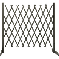 vidaXL Garden Trellis Fence Gray 70.9"x39.4" Solid Firwood