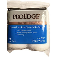 1014624 ROLLER COVER 4X3/8"" 2PK Linzer ProEdge Woven 4 in. W X 3/8 in. S Trim Paint Roller Cover (Pack of 6)