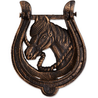 DII Horseshoe Cast Iron Door Knocker