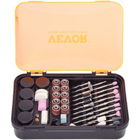 VEVOR Rotary Tool Accessory Kit, 357PCS Accessories Kit, 1/8" Diameter Shank, Universal Fitment Power Rotary Tool Accessories Set for Grinding, Carving, Sanding, Cutting, Drilling
