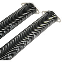 VEVOR Garage Door Torsion Springs, Pair of 0.218 x 2 x 24inch, Garage Door Springs with Non-Slip Winding Bars, 16000 Cycles, Gloves and Mounting Wrench, Electrophoresis Coated for Replacement