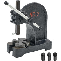 VEVOR Arbor Press, 0.5 Ton Manual Arbor Press, 4.6" Maximum Height, Cast Iron Heavy-duty Manual Desktop Arbor Press, Precision Hand Press for Stamping, Bending, Stretching, Forming