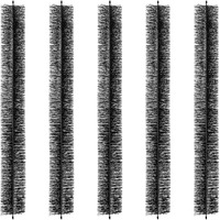 VEVOR Gutter Brush, 15 Feet Total Length 4.33 inch Diameter Gutter Cleaning Tools, Ground-Level Gutter Brush Leaf Guard for 5 Inch Gutters, Easily Clear roof Leaves and Debris, 5 Pack