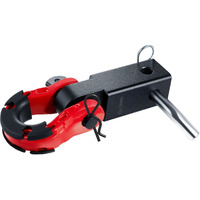 VEVOR 2" Trailer Shackle Hitch Receiver D-Ring Recovery for Truck Jeep 65900 lbs