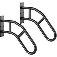 VEVOR 2 PCS Handrails for Outdoor Steps 29" Wall Mount Railings for 1-3 Steps