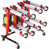 VEVOR Car Dolly Rack Hydraulic Trolley Jack Stand Organizer 4-Dolly Capacity